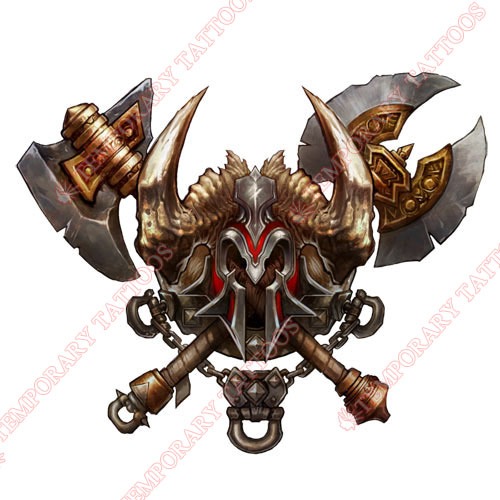 Diablo II Customize Temporary Tattoos Stickers NO.5232